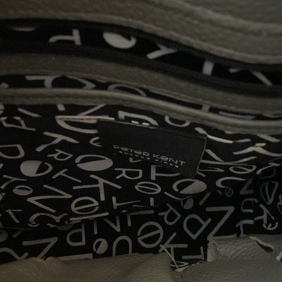 Peter Kent Women’s Gray Leather Bag OS - Picture 6 of 9